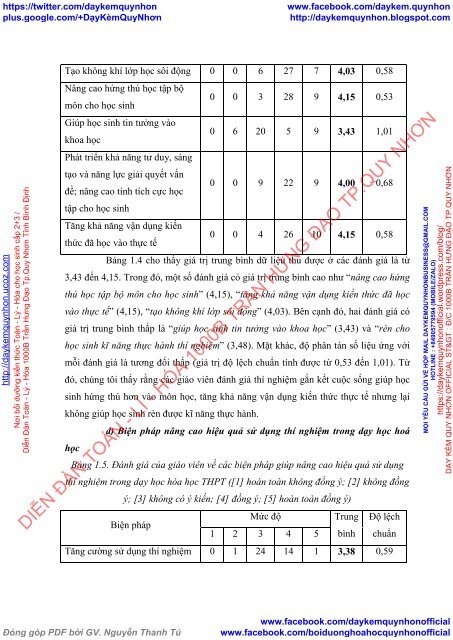 THIẾT KẾ VÀ SỬ DỤNG THÍ NGHIỆM GẮN KẾT CUỘC SỐNG TRONG DẠY HỌC HÓA HỌC PHẦN VÔ CƠ LỚP 11 12 TRUNG HỌC PHỔ THÔNG (2017)