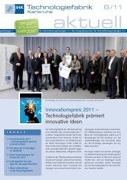 unternehmen - Technologiefabrik Karlsruhe GmbH