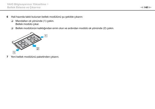 Sony VPCSB1C5E - VPCSB1C5E Mode d'emploi Turc