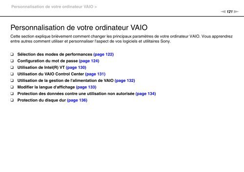 Sony VPCSB1C5E - VPCSB1C5E Mode d'emploi