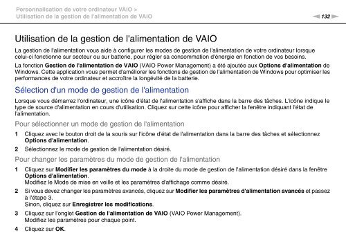 Sony VPCSB1C5E - VPCSB1C5E Mode d'emploi