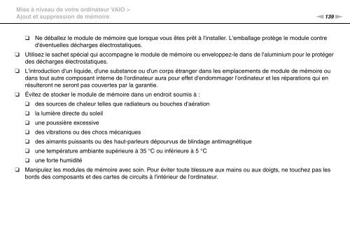 Sony VPCSB1C5E - VPCSB1C5E Mode d'emploi