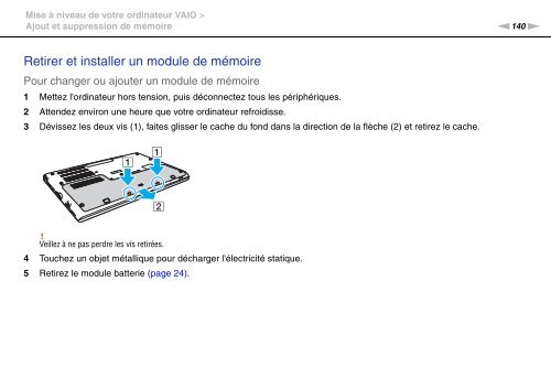 Sony VPCSB1C5E - VPCSB1C5E Mode d'emploi