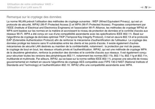 Sony VPCSB1C5E - VPCSB1C5E Mode d'emploi