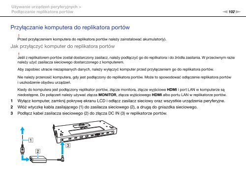 Sony VPCSB1C5E - VPCSB1C5E Mode d'emploi Polonais