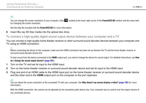 Sony VPCSB1C5E - VPCSB1C5E Mode d'emploi Anglais