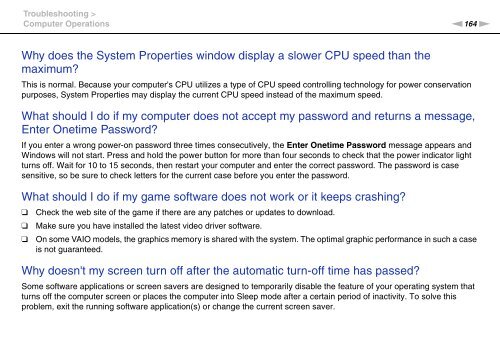 Sony VPCSB1C5E - VPCSB1C5E Mode d'emploi Anglais