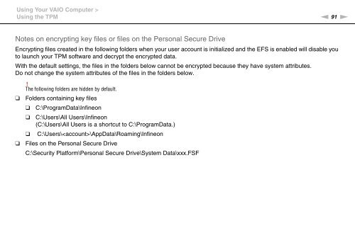 Sony VPCSB1C5E - VPCSB1C5E Mode d'emploi Anglais