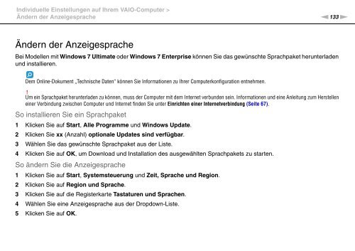 Sony VPCSB1C5E - VPCSB1C5E Mode d'emploi Allemand