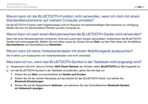 Sony VPCSB1C5E - VPCSB1C5E Mode d'emploi Allemand