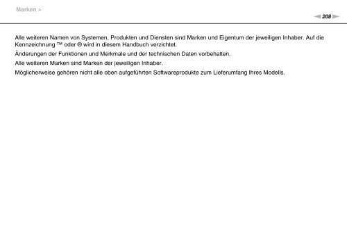 Sony VPCSB1C5E - VPCSB1C5E Mode d'emploi Allemand