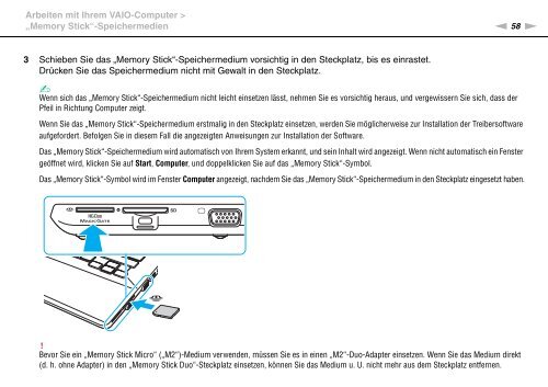 Sony VPCSB1C5E - VPCSB1C5E Mode d'emploi Allemand