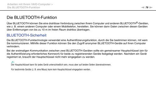 Sony VPCSB1C5E - VPCSB1C5E Mode d'emploi Allemand