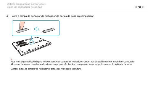 Sony VPCSB1C5E - VPCSB1C5E Mode d'emploi Portugais