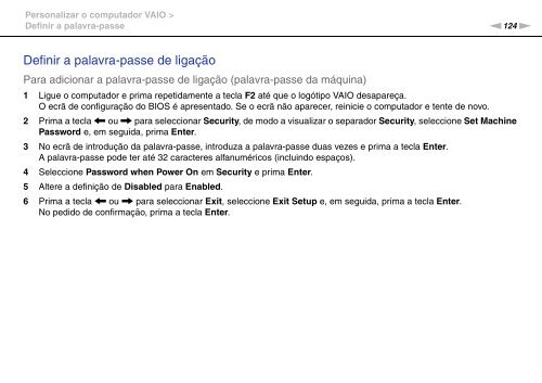 Sony VPCSB1C5E - VPCSB1C5E Mode d'emploi Portugais