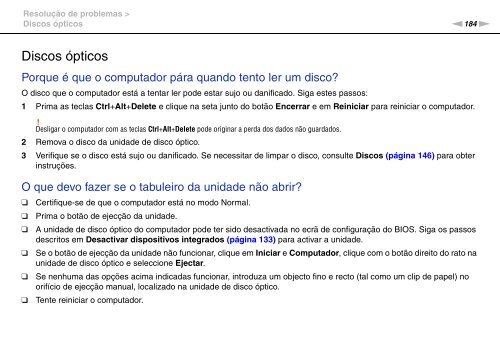 Sony VPCSB1C5E - VPCSB1C5E Mode d'emploi Portugais