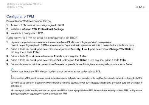 Sony VPCSB1C5E - VPCSB1C5E Mode d'emploi Portugais