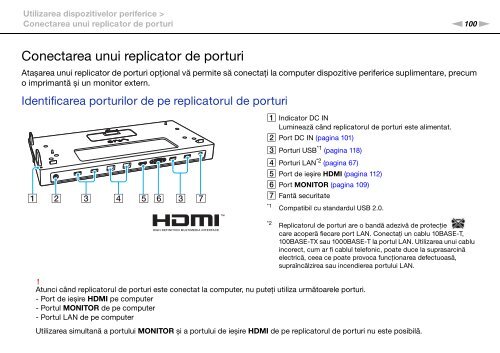 Sony VPCSB1C5E - VPCSB1C5E Mode d'emploi Roumain