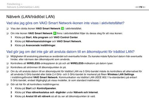 Sony VPCSB1C5E - VPCSB1C5E Mode d'emploi Su&eacute;dois