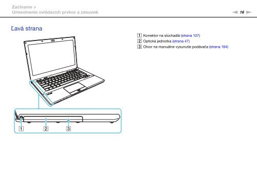 Sony VPCSB1C5E - VPCSB1C5E Mode d'emploi Slovaque