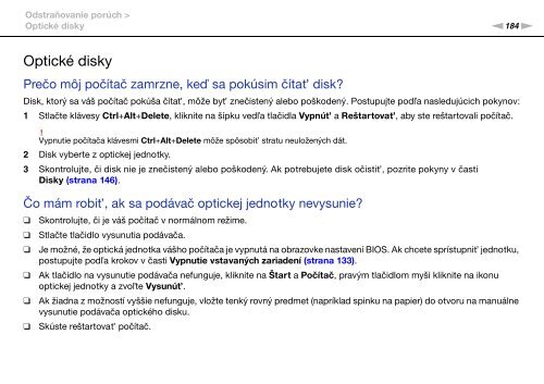 Sony VPCSB1C5E - VPCSB1C5E Mode d'emploi Slovaque