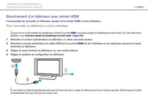 Sony VPCSB1C5E - VPCSB1C5E Mode d'emploi Fran&ccedil;ais