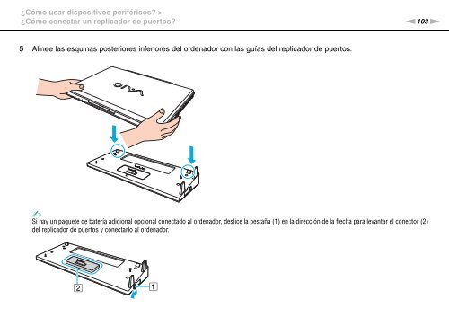 Sony VPCSB1C5E - VPCSB1C5E Mode d'emploi Espagnol