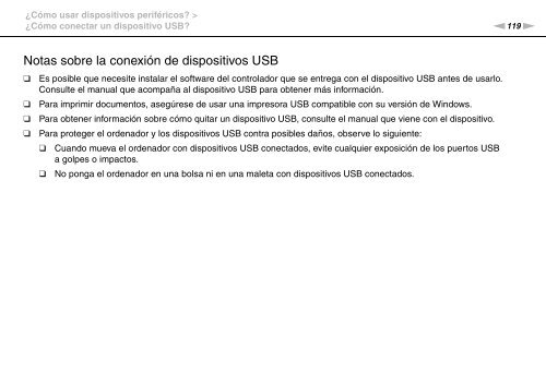 Sony VPCSB1C5E - VPCSB1C5E Mode d'emploi Espagnol