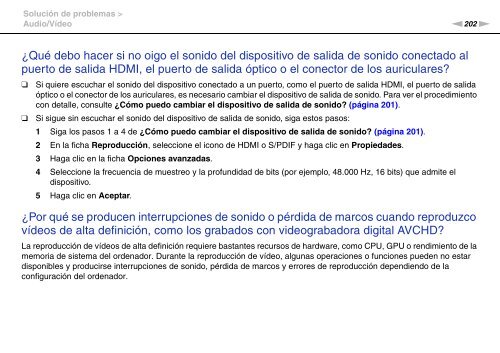 Sony VPCSB1C5E - VPCSB1C5E Mode d'emploi Espagnol