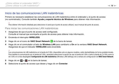 Sony VPCSB1C5E - VPCSB1C5E Mode d'emploi Espagnol