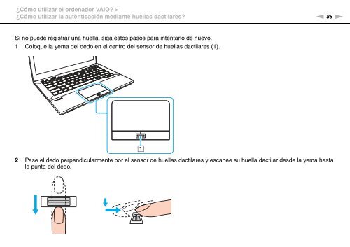 Sony VPCSB1C5E - VPCSB1C5E Mode d'emploi Espagnol