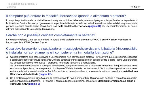 Sony VPCSB1C5E - VPCSB1C5E Mode d'emploi Italien