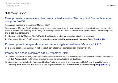 Sony VPCSB1C5E - VPCSB1C5E Mode d'emploi Italien