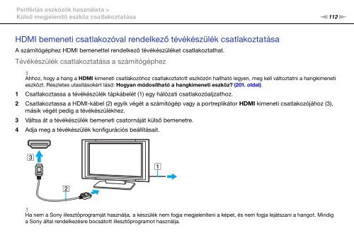 Sony VPCSB1C5E - VPCSB1C5E Mode d'emploi Hongrois