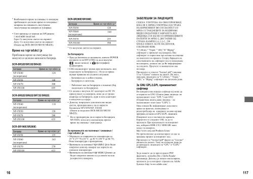 Sony DCR-SR42E - DCR-SR42E Mode d'emploi Mac&eacute;donien