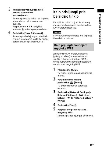 Sony HT-XT2 - HT-XT2 Consignes d&rsquo;utilisation Lituanien