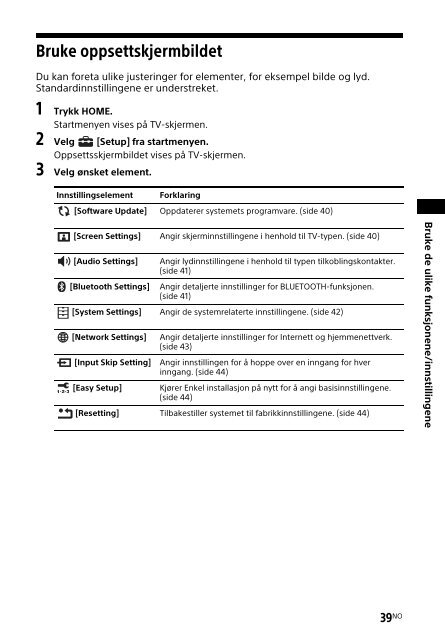 Sony HT-XT2 - HT-XT2 Consignes d&rsquo;utilisation Norv&eacute;gien