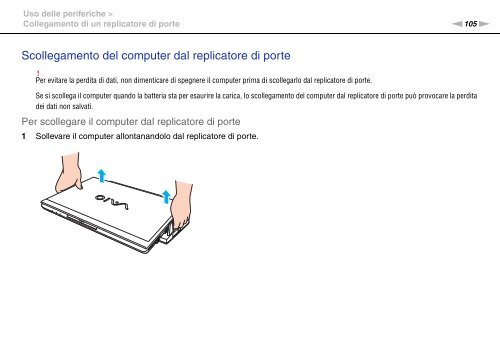 Sony VPCSE2E1E - VPCSE2E1E Istruzioni per l'uso