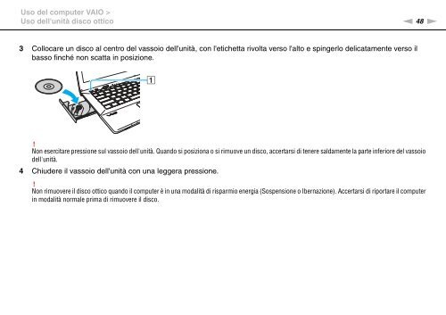 Sony VPCSE2E1E - VPCSE2E1E Istruzioni per l'uso