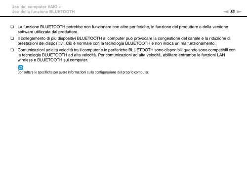 Sony VPCSE2E1E - VPCSE2E1E Istruzioni per l'uso