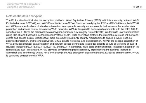 Sony VPCSE2E1E - VPCSE2E1E Istruzioni per l'uso Inglese