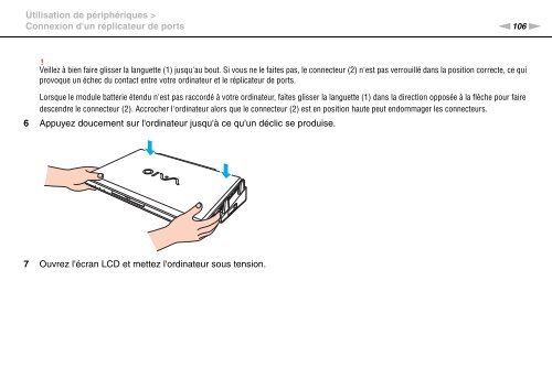 Sony VPCSE2E1E - VPCSE2E1E Istruzioni per l'uso Francese