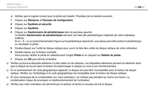 Sony VPCSE2E1E - VPCSE2E1E Istruzioni per l'uso Francese