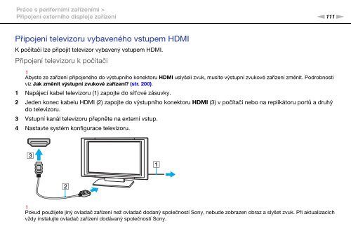 Sony VPCSE2E1E - VPCSE2E1E Istruzioni per l'uso Ceco