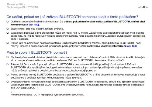 Sony VPCSE2E1E - VPCSE2E1E Istruzioni per l'uso Ceco