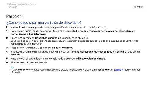 Sony VPCSE2E1E - VPCSE2E1E Istruzioni per l'uso Spagnolo