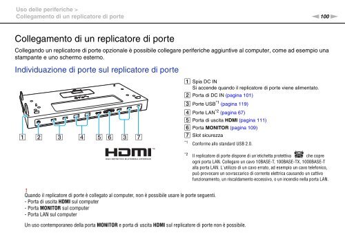 Sony VPCSE2E1E - VPCSE2E1E Istruzioni per l'uso Italiano