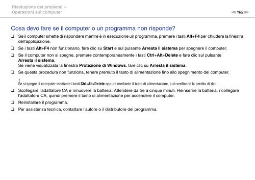 Sony VPCSE2E1E - VPCSE2E1E Istruzioni per l'uso Italiano