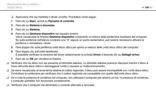 Sony VPCSE2E1E - VPCSE2E1E Istruzioni per l'uso Italiano