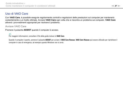 Sony VPCSE2E1E - VPCSE2E1E Istruzioni per l'uso Italiano